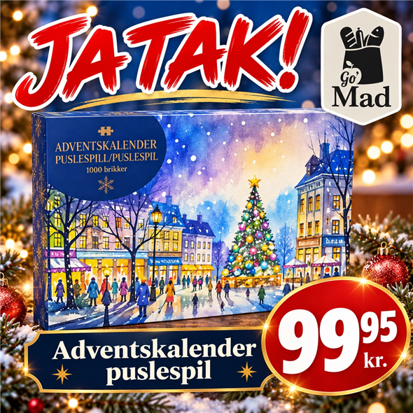 Adventskalender 1000 brikker